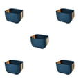 thumbnail image 2 of Matsuzay Cubo de basura innovador Complemento elegante y funcional para el hogar Cubo de basura ergonómico Montado en la pared azul amarillo Type2 NO2, 2 of 6