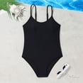 thumbnail image 5 of kpoplk Baby Girls Swimsuit Infant Toddler Girl Bathing Suit Ruffle One Piece Beach Swimwear(Black,4-5 Y), 5 of 9