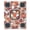Orange, Pattern 7, variant on ODIKA 4' x 6' Machine Washable Non-Slip Area Rug, abstract geometric High Traffic Rug, Orange, 934357