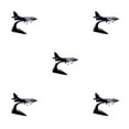 thumbnail image 1 of relayinert Authentic 1 72 Scale Diecast Jet Airforce Airline Aircraft Display Keepsake Type1 5Set, 1 of 1