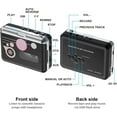 Rybozen Portable Cassette Player, Converter Recorder Convert Tapes to