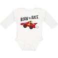thumbnail image 3 of Inktastic Born to Race- Red Race Car Boys or Girls Long Sleeve Baby Bodysuit, 3 of 5