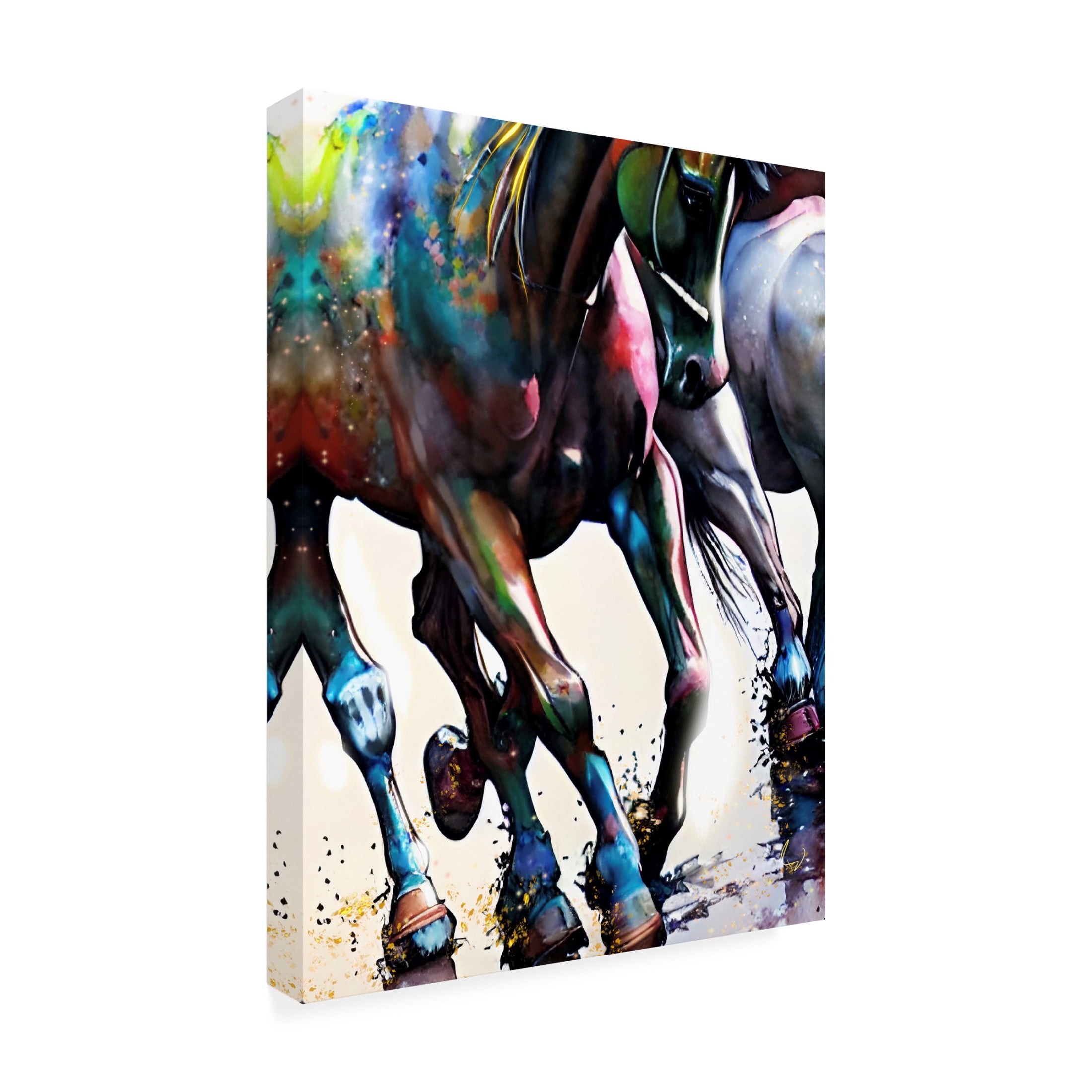 Trademark Fine Art Ruth Day Galloping Canvas Wall Art