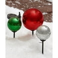 The Lakeside Collection Set of 3 Solar Christmas Gazing Balls
