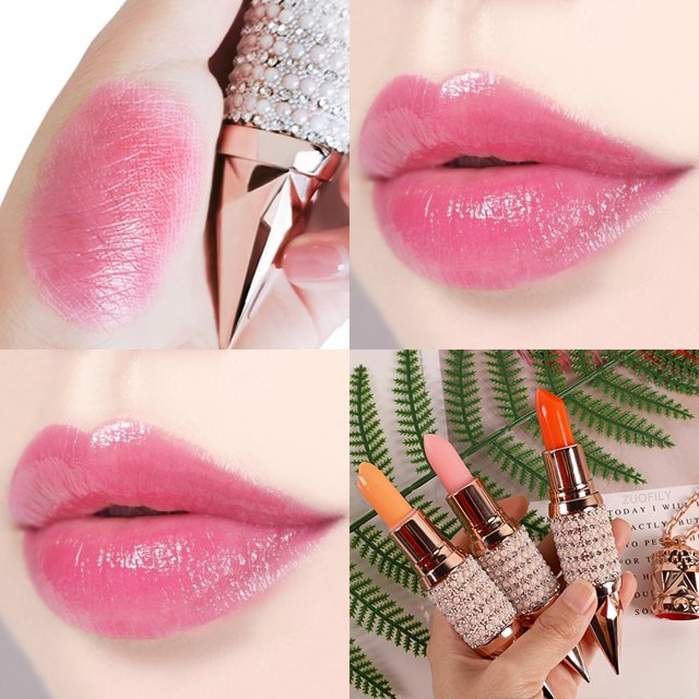 Queen's Scepter Moisturizing Balm Color Change Lipstick Plant Base Long Lasting Discoloration Makeup Lipstick Lip Care01Lipgloss No Change He Qiyong unisex