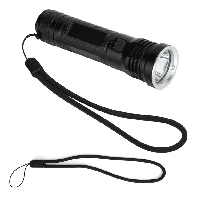 Linterna de aluminio con carga USB, mini linterna multimodo para ciclismo, carretera nocturna, emergencia al aire libre