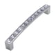 thumbnail image 2 of Perilla de puerta de cristal brillante, tirador para cajón, armario, muebles (cromado, 128mm), 2 of 3