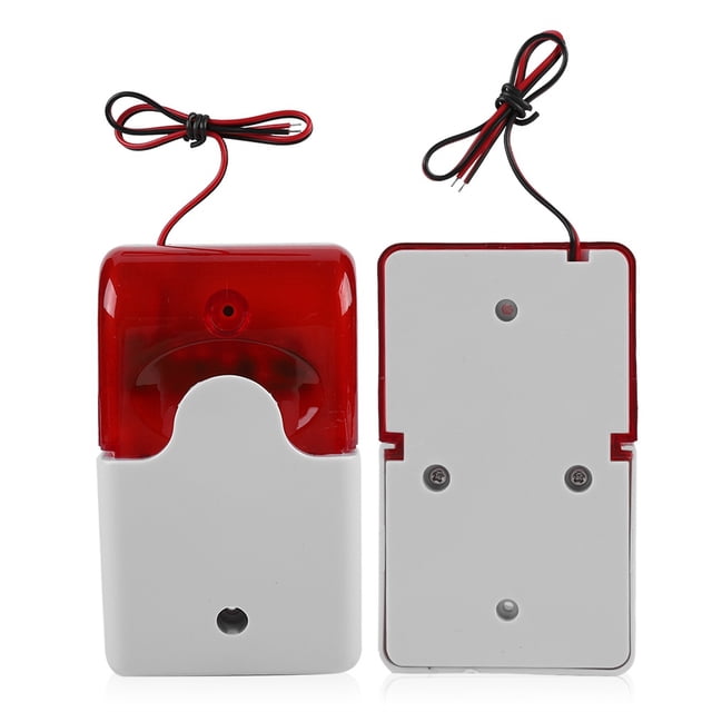 Light Sound Siren, Wired Strobe Siren, Effective Fire-proof Solid Durable Security System Home Public Area For Home Protection Fire Protection System