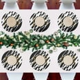 thumbnail image 7 of Ryvnso Zebra Black and White Round Plate Mats Dining Table Placemat Set of 4 for Holiday Decoration, 7 of 7