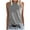 Tank Tops for Women Plus Size-Gray, variant on Homenesgenics Tank Tops for Women under $5 Women's Sleeveless Summer Casual Tops Round Neck Solid Sleeveless Vest Tops Red XL