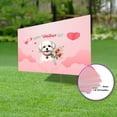 thumbnail image 3 of Happy Valentine's Day Maltese holding flowers Yard Sign Maltese Dog Lover Gifts Idea Outdoor Home Lawn Garden Porch Decor - 3005, 3 of 5