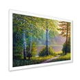 thumbnail image 2 of Designart 'Subtle Sunset Light Through The Trees I' Traditional Framed Art Print, 2 of 4