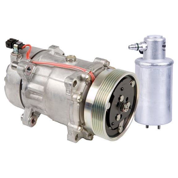 For Volkswagen Golf Jetta & Cabrio OEM AC Compressor w/ A/C Drier - BuyAutoParts