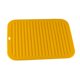 thumbnail image 1 of Tapete aislante con diseño de ondas para cocina, escurridor de platos y tazas, bandeja secadora, herramienta para drenar agua (amarillo), 1 of 7