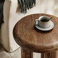 thumbnail image 4 of Mavina Mango Wood Side Table in Walnut, 4 of 7