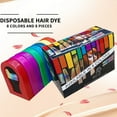 ZAROYEAX Disposable 8Color Hair Dye,Pen Hair Dye, Chalk Hair Dye,Stick Hairdressing Tool