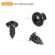 thumbnail image 4 of Tornillo autorroscante de cabeza plana Phillips de 4mm x 10mm, 100pcs - Tornillo de cabeza redonda de acero inoxidable 304 (Negro), 4 of 6