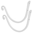 thumbnail image 4 of Soporte de cesta colgante para macetas, plantas, linternas, decoración de terraza al aire libre, 8 pulgadas, color blanco, 4 of 14