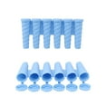 thumbnail image 6 of RuiJiao Tray, Long Ice Stick Tray Silicone, Cylinder 6 Connected Small Ice Sticks, Reusable and Flexible, Easy Release, for Small Mouth Sport Bottles, Juice Bottles, 6 of 6