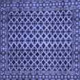 thumbnail image 1 of Ahgly Company Machine Washable Indoor Square Southwestern Blue Country Area Rugs, 5' Square, 1 of 4