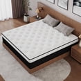 thumbnail image 2 of Mokiiya 10 inch King Mattress, Gel Memory Foam & Spring Hybrid Medium Comfort Mattress in a Box, 2 of 7