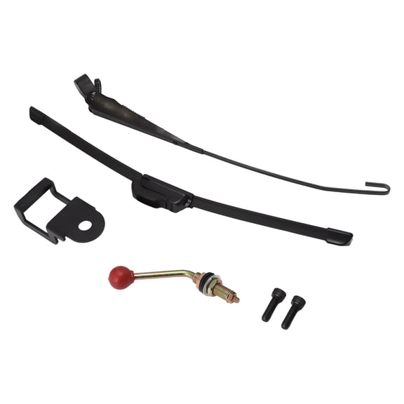 PARTSIVIA Golf Cart Windshield Wiper Bracket Kit, No Drill for EZGO, Yamaha, Club Car Golf Cart