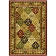 thumbnail image 3 of SAFAVIEH Lyndhurst Oliva Traditional Bordered Area Rug, Multi/Red, 3'3" x 5'3", 3 of 6