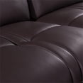 thumbnail image 3 of EK-L201 Dark Brown Color With Genuine Leather Sectional - Right Facing Chaise, 3 of 5