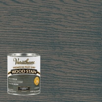 Carbon Gray, Varathane Premium Fast Dry Wood Stain-304559, Quart