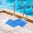 thumbnail image 4 of OULII 2pcs Pool Ladder Pad Blue PVC Anti-skid Coin Pattern For Pool Ladder Outdoor Swimming Pool Owners, 4 of 8