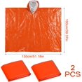 thumbnail image 4 of Emergency Poncho For All Outdoor Adventures, Survival Blanket Retains Body Heat, Durable Lightweight Emergency Survival Gear, Portable Outdoor Accessories (2PCS), 4 of 5