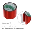 thumbnail image 3 of Uxcell Red Metalized Tape 2.4" x 55 Yards Decor Tape for Detailing 1pcs, 3 of 6