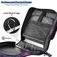 thumbnail image 4 of FORMRS Zipper Binder with Shoulder Strap 2-inch Ring 500 Sheet Capacity File Bag, Black Neon Road, 4 of 5