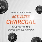 White Glo Deep Stain Removing Activated Charcoal Teeth Whitening Powder, Peppermint, Enamel Safe, 1.05 oz (30g)