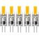 thumbnail image 1 of G4 LED 220V 3W 3000K Warm White 160lm, Silicone Bulbs Replace Traditional 30W Halogen Bulbs, 5-pack, 1 of 5