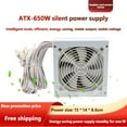 thumbnail image 4 of White Desktop Computer Power Supply 600W/650W/750W, quiet and stable 500W EU Plug, 4 of 5