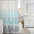 thumbnail image 4 of Bath Bliss 5436 Raindrop Design PEVA Rideau de Douche&44; Ombre, 4 of 4