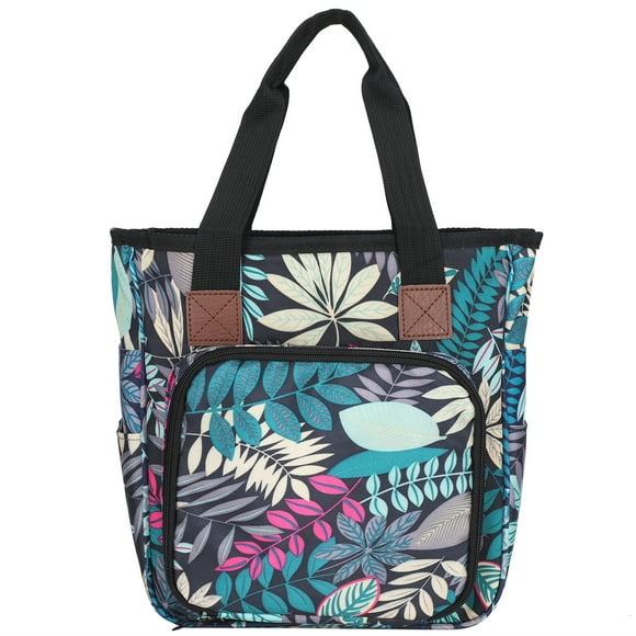 Bolsa de almacenamiento de lana, organizador multifunción, bolsa para tejer a crochet, hilo, suministros de costura y manualidades