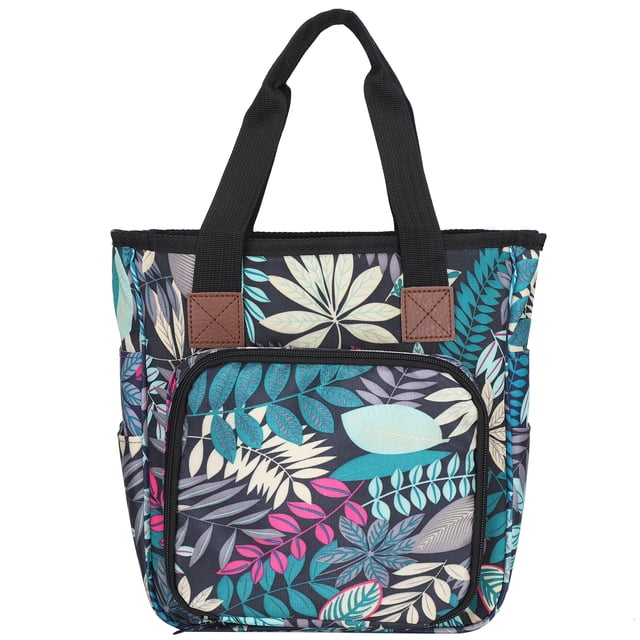 Bolsa de almacenamiento de lana, organizador multifunción, bolsa para tejer a crochet, hilo, suministros de costura y manualidades.
