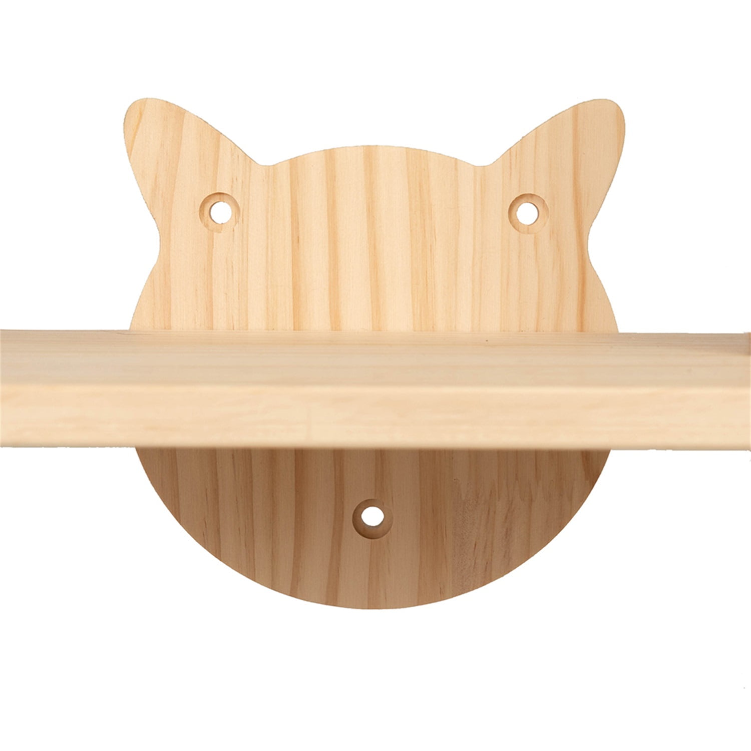 Pefilos 69" Wall Mounted Cat Tree for Indoor Cats 4-Tier Floor Tall Kitty Climbing Activity Center with Scratching Post, Cat Tree Tower with Hammock, Dangling Ball Upgraded, Beige