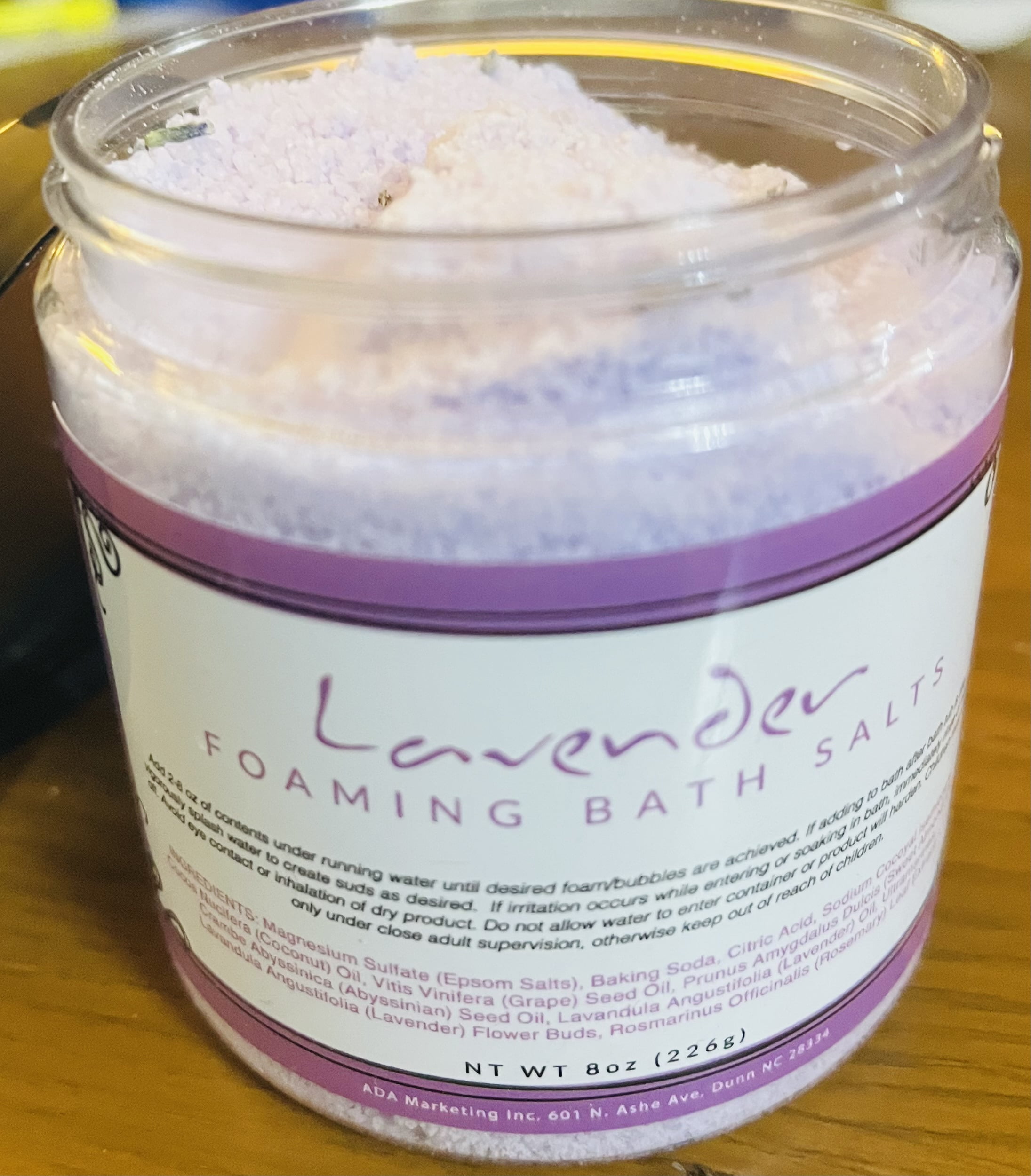 Lavender Foaming Bath Salts