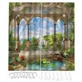 thumbnail image 1 of AMERTEER Rideau avec Motif de Vue sur la Mer Rideaux Décoration Draperie Inaltérable Imprimé Lavable à la Machine, 1 of 8
