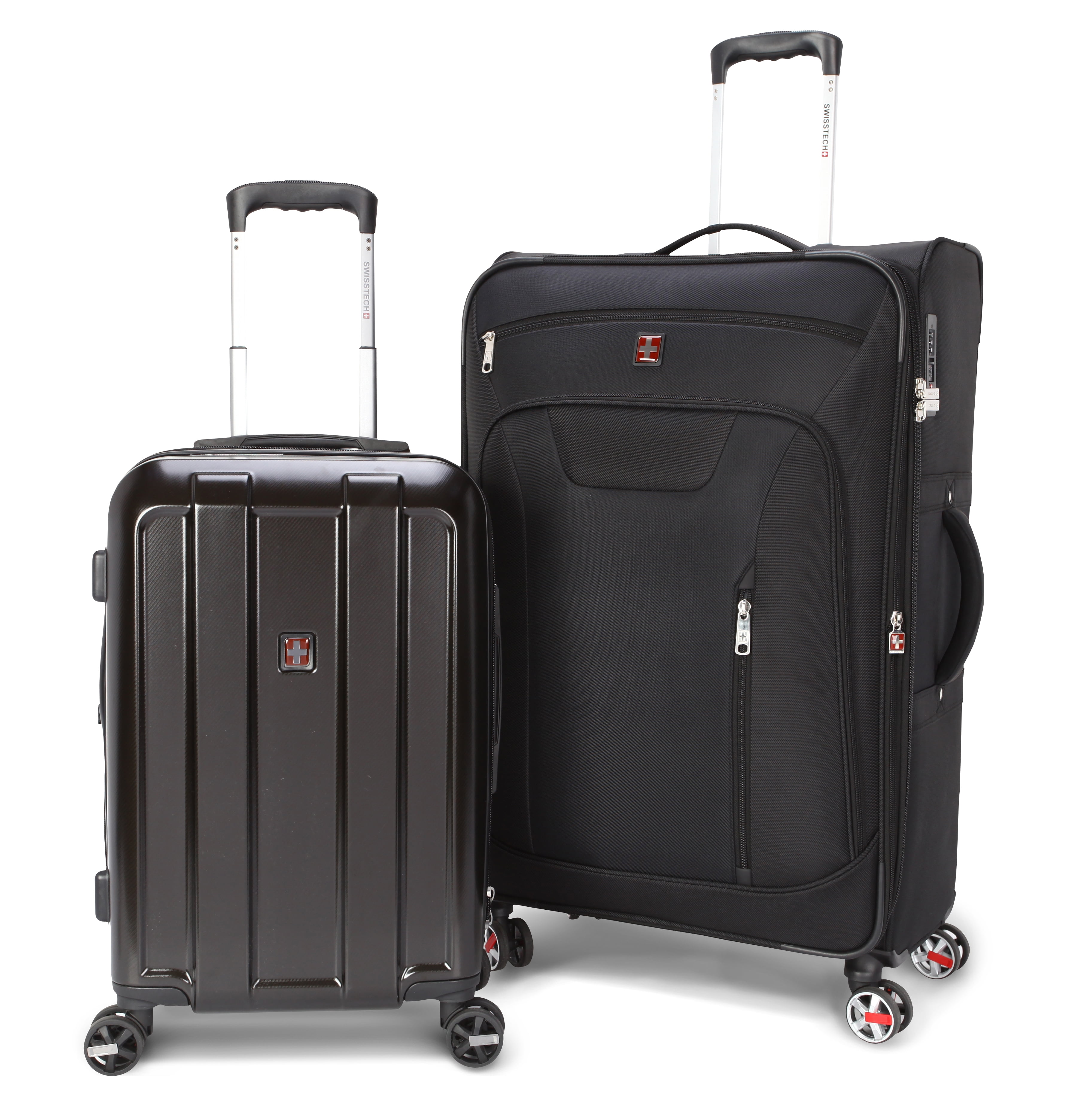 Swiss Tech SwissTech 2 Piece Luggage Set Black, 29" Executive and