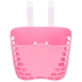 thumbnail image 1 of OULII 1Set Pink Rectangular Bike Basket for Kids Durable and Waterproof, 1 of 8