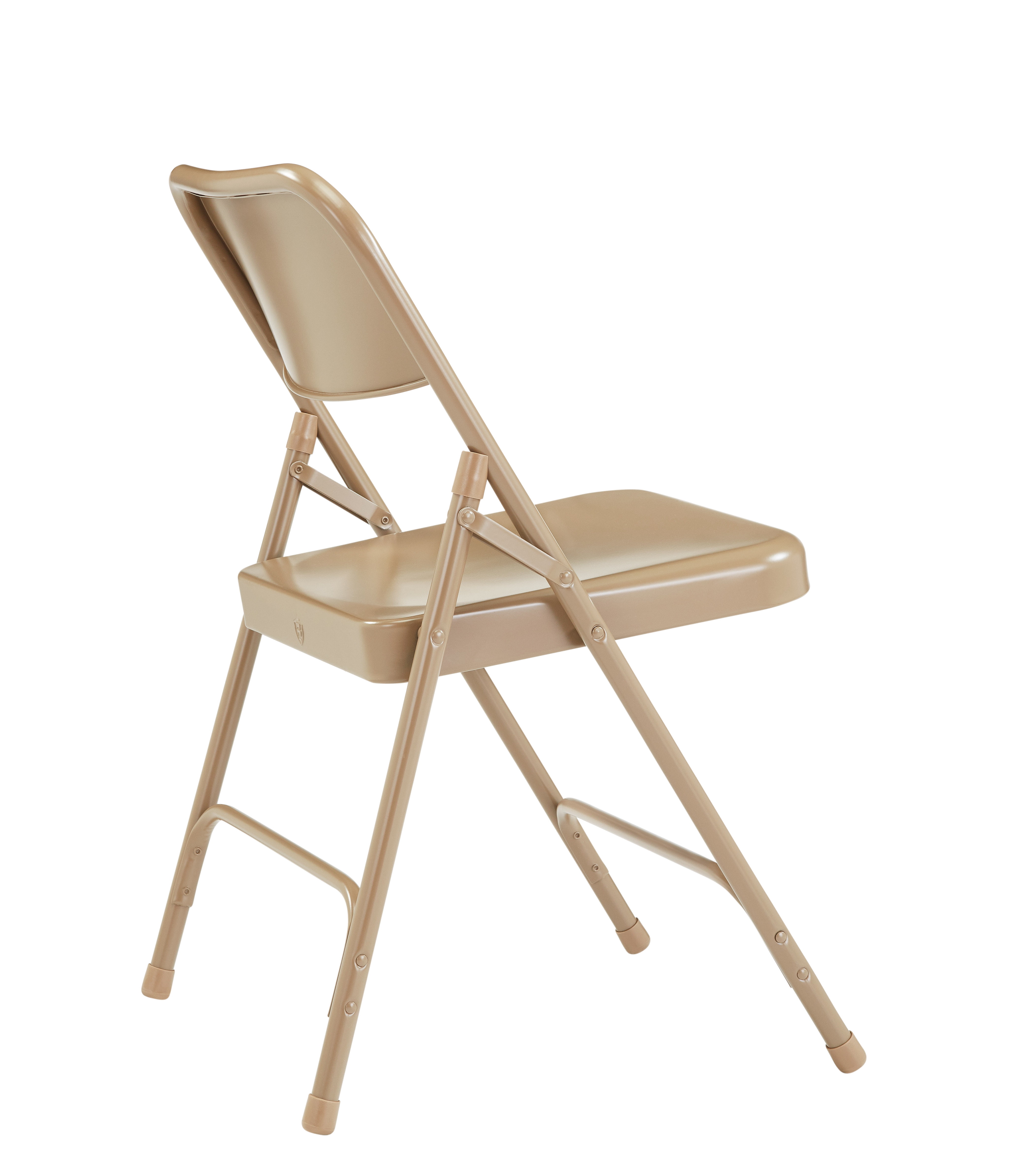 (4 Pack) 200 Series Premium All-Steel Folding Chairs Beige