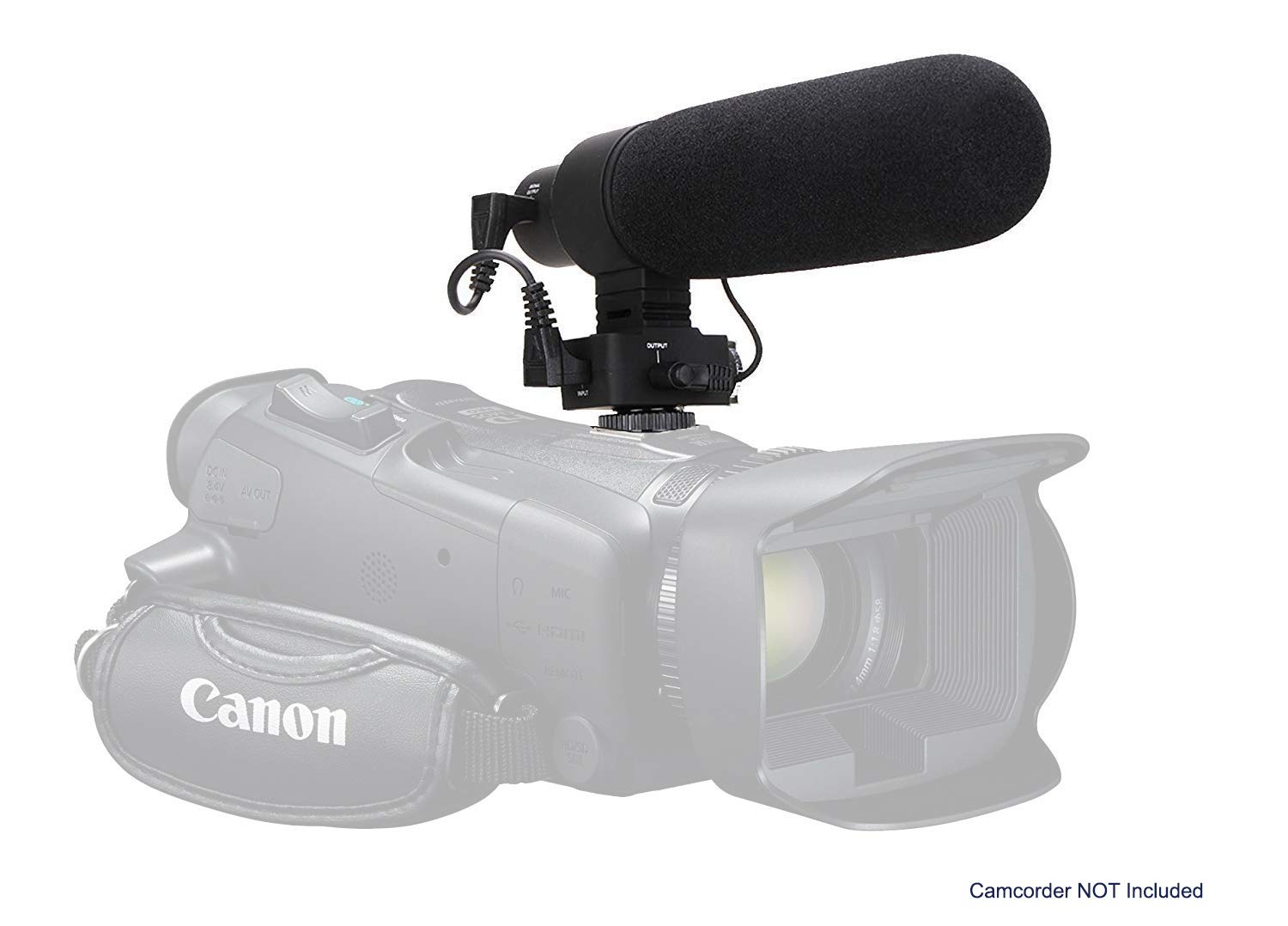 Panasonic HC-VX981K Advanced Super Cardioid Microphone (Stereo/Shotgun) With Dead Cat Wind Muff - image 1 of 5