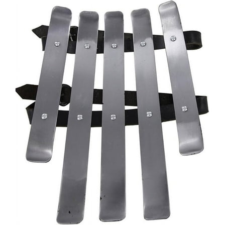 Armory Replicas Valsgarde Viking Splinted 9th Century 16g Vambraces, 10.78" Length, 8" Width, Steel & Leather