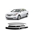 thumbnail image 1 of Northern Prime- Wind Deflectors & Visors/Rain Guards Compatible with Sonata 2011-2014, Tape-On Style (4Pcs)- Black, 1 of 1