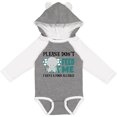 thumbnail image 3 of Inktastic Please Dont Feed Me I Have a Food Allergy with Elephant and Ribbon Boys or Girls Long Sleeve Baby Bodysuit, 3 of 5