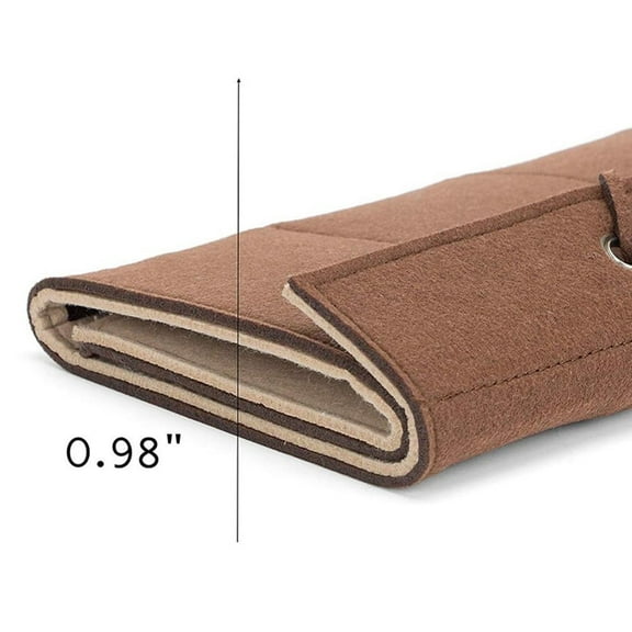 15 Slot Eyewear Stand Holder for Sunglasses Glasses Storage Display Case Jewelry Tray Storage Box Organizer Unisex Chocolate Color